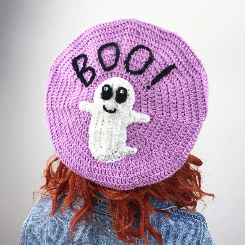 Boo! Ghost Beret (Custom Colour)