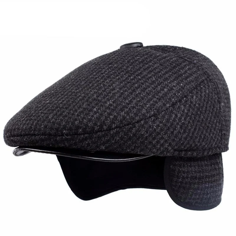 British Retro Woolen Beret Hat