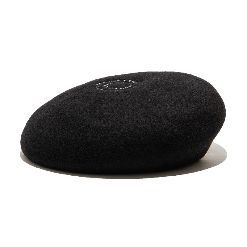 CIRCLE BERET - Black