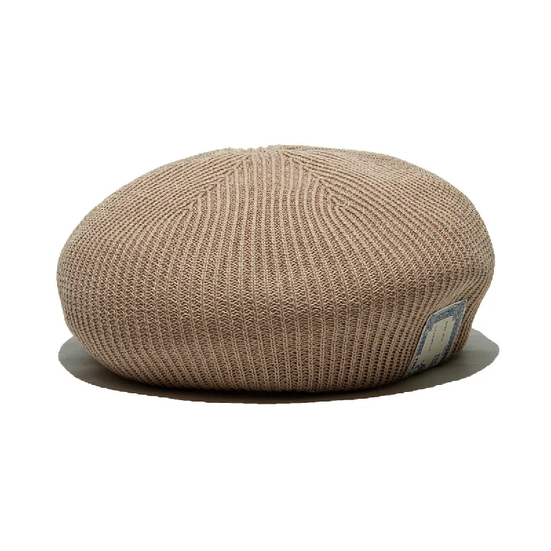 COTTON CLUB BIG BERET - Beige