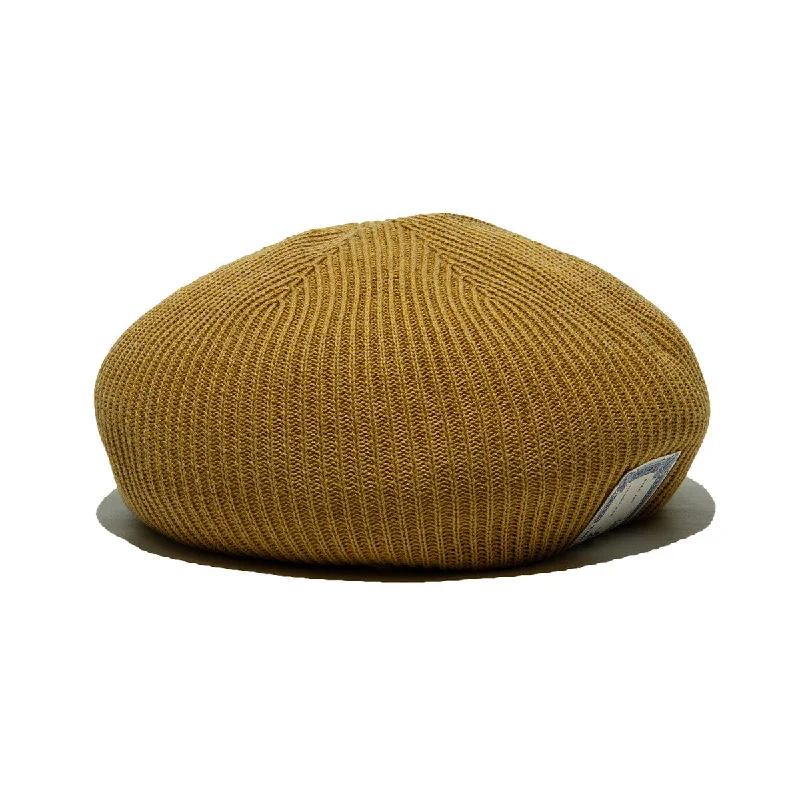 COTTON CLUB BIG BERET - Yellow