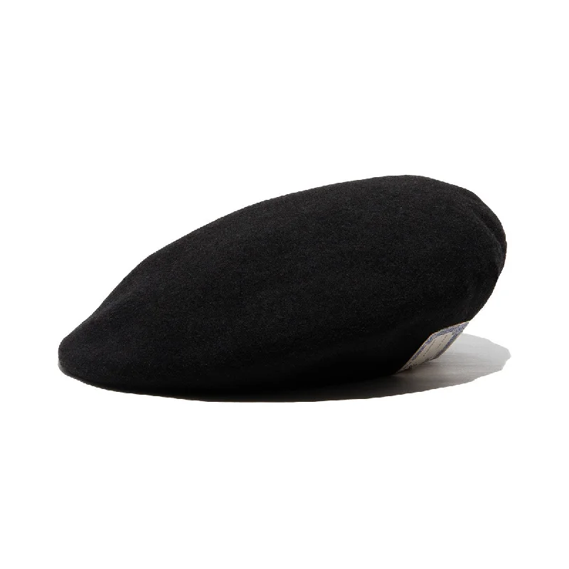 FLAT BERET - Black