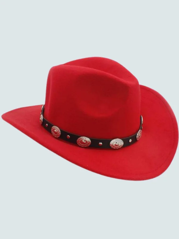 Girls Jazzy Vintage Cowgirl Sombrero Hat