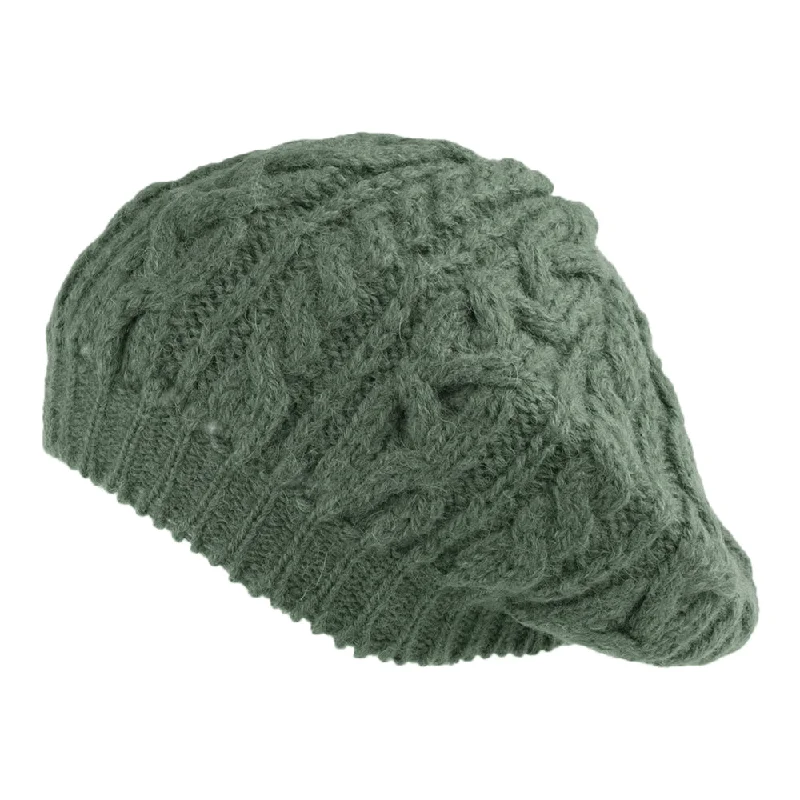 Highland 2000 Alpaca Beret - Olive