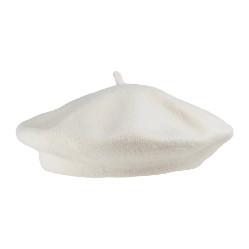 Jaxon & James Kids Wool Beret - Off White