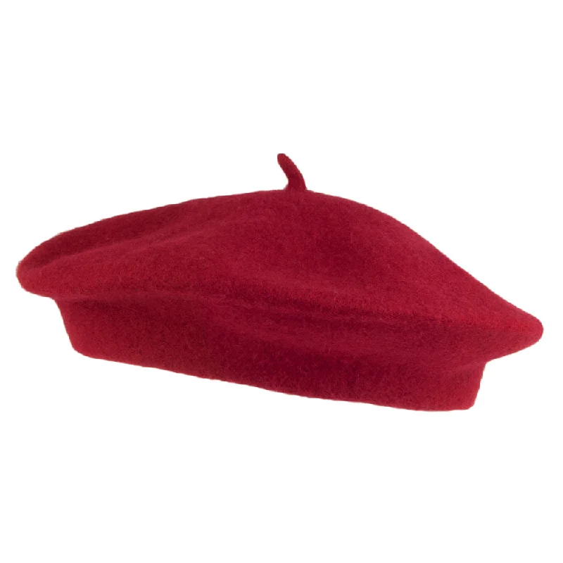 Jaxon & James Kids Wool Beret Red Wholesale Pack