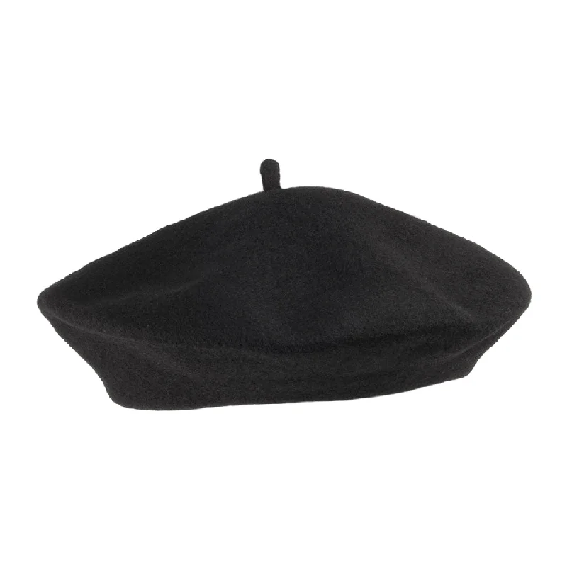 Jaxon & James Wool Beret Black Wholesale Pack