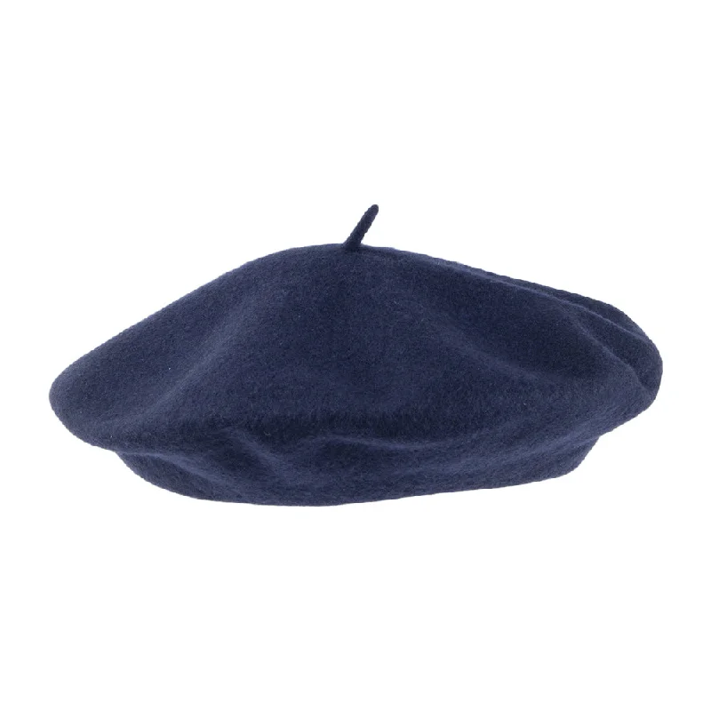 Jaxon & James Wool Beret - Navy Blue