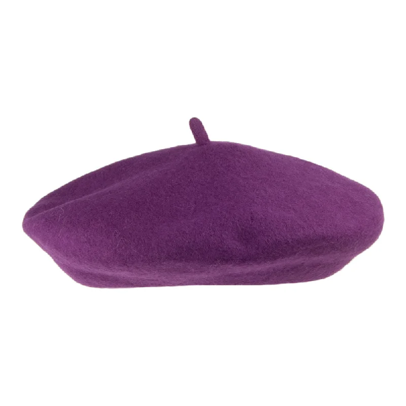 Jaxon & James Wool Beret Purple Wholesale Pack