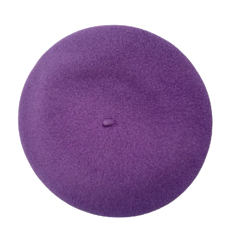 LILAC PURPLE VINTAGE 60s 70s BERET