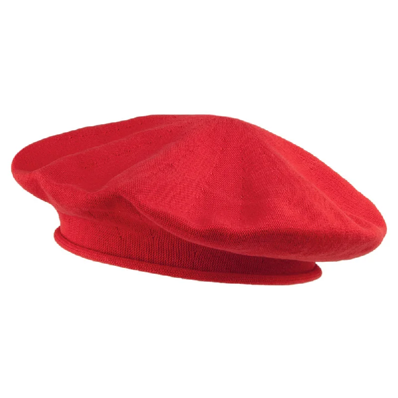 Parkhurst 11.5 Inch Cotton Beret - Red