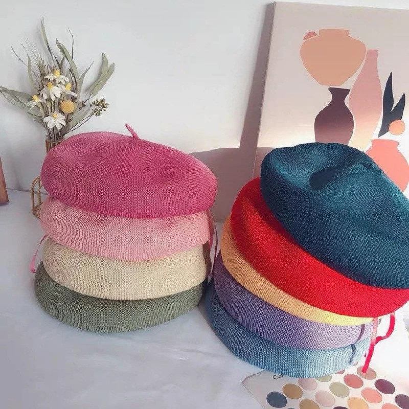 Solid Color Summer Beret