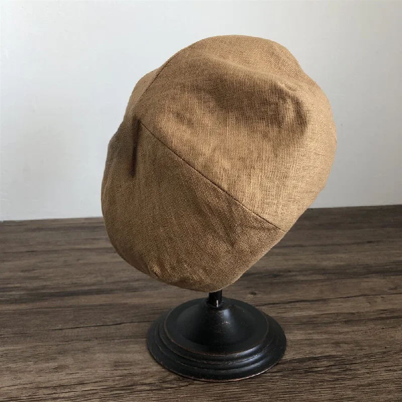 Summer Linen Beret