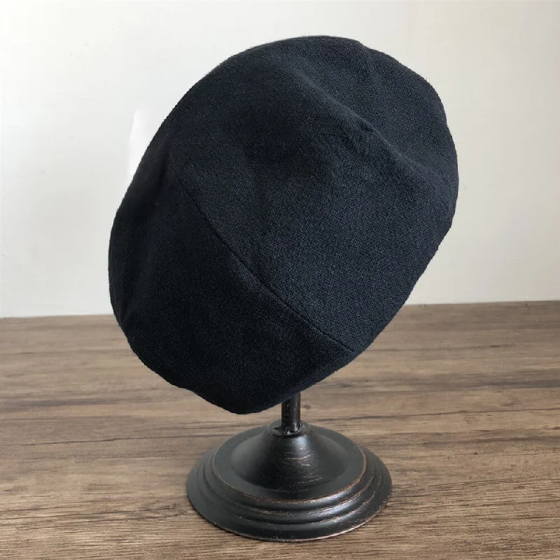 Summer Linen Blend Beret