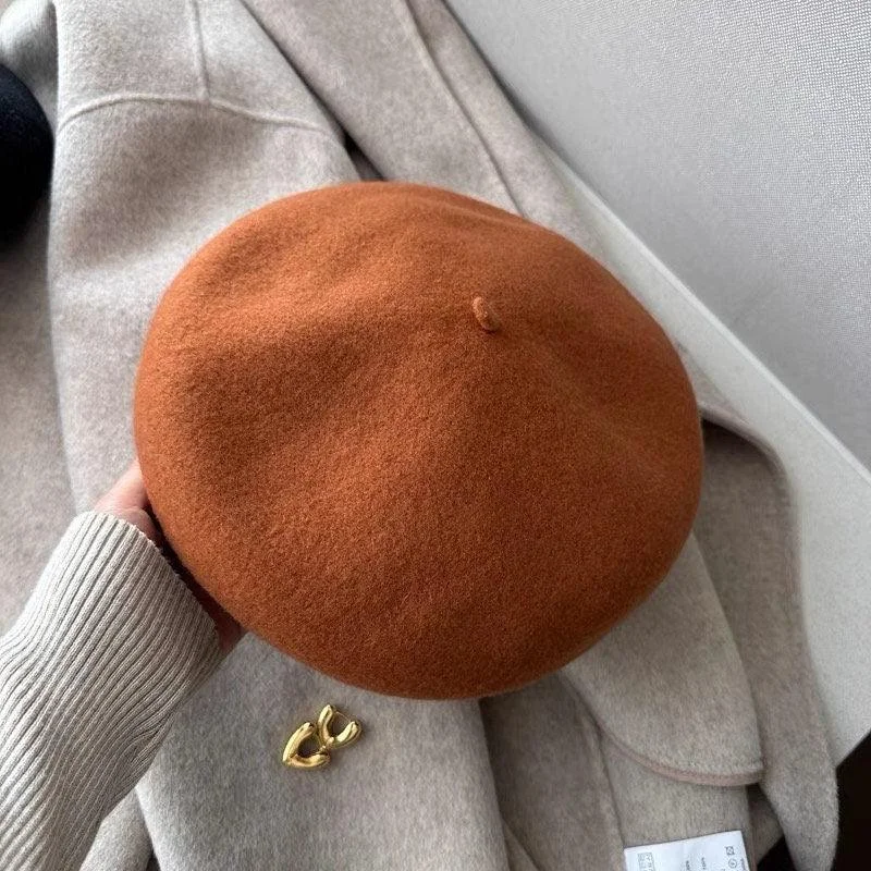 Two Way Oversized Unisex Wool Beret