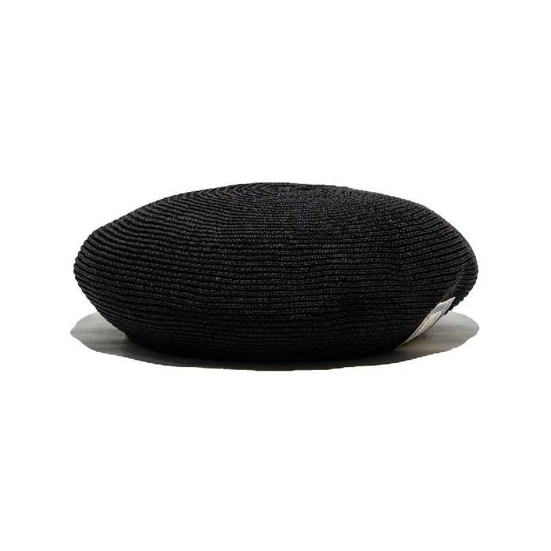 WIDE BERET - Black