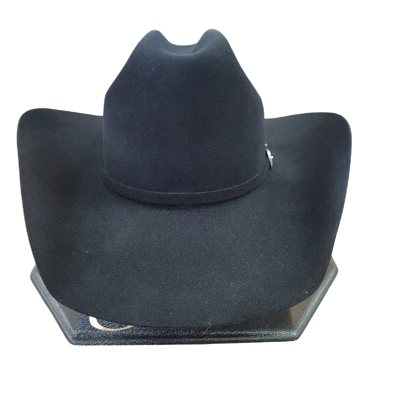 American Hat Co. - 7X Black Felt Cowboy Hat - 4 1/4" Brim