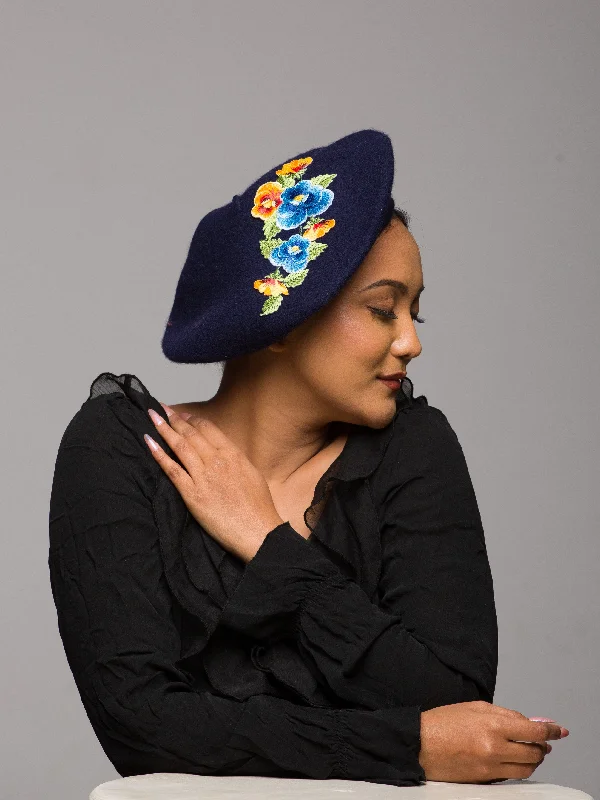 Cap Fall With Floral Beret (French Flair)