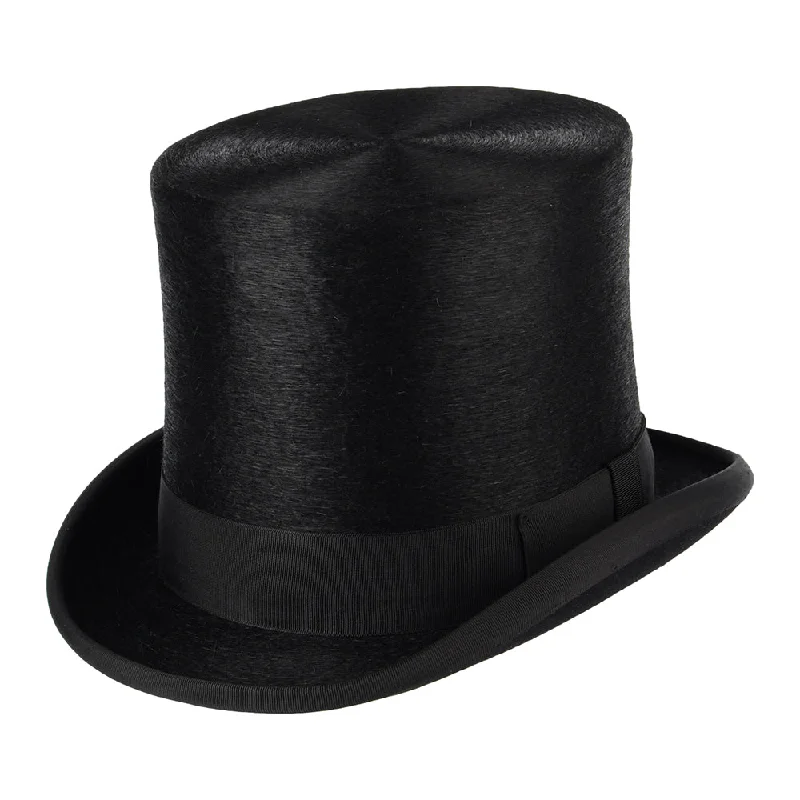 Christys Hats Fur Felt Taller Top Hat - Black