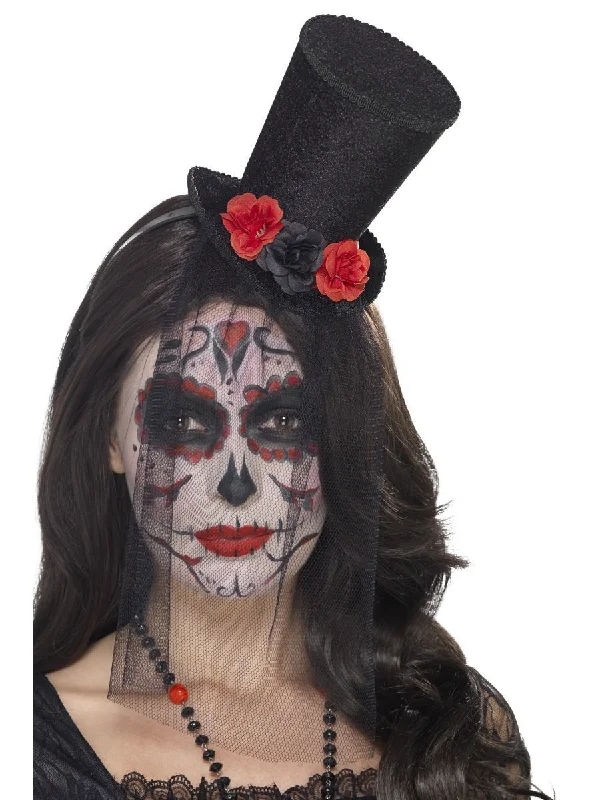 Day of the Dead Mini Top Hat