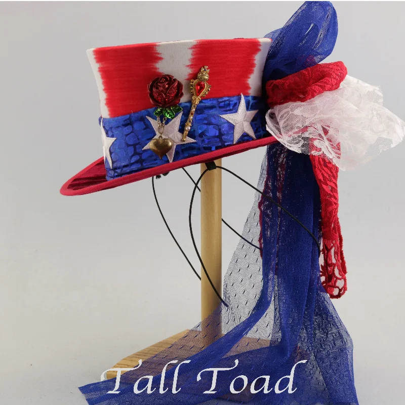 Mini Top Hat - Patriotic Stars and Stripes