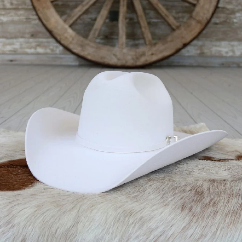 Resistol White Felt 4X Cowboy Hat - Pageant