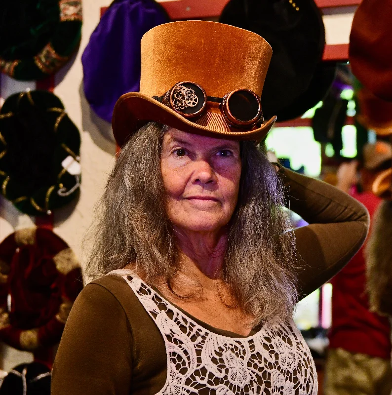 Victorian / Edwardian Top Hat - Caramel