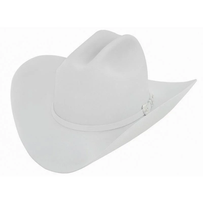 10x Larry Mahan Jerarca Fur Felt Cowboy Hat Platinum