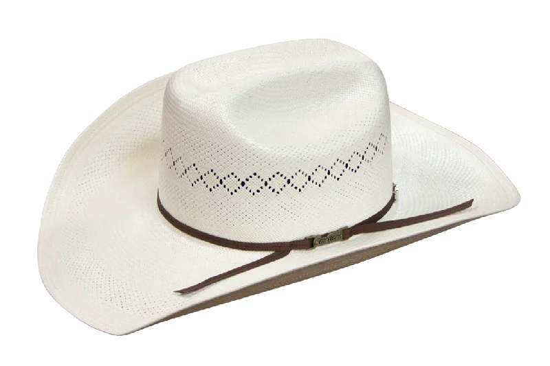 American Hat Co Vented Straw Cowboy Hat 8400