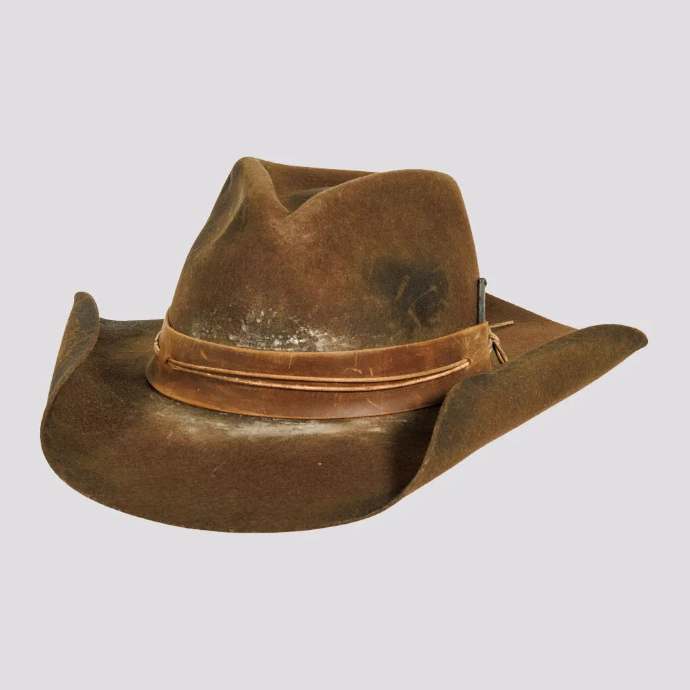 Bronson | Mens Distressed Wool Felt Cowboy Hat