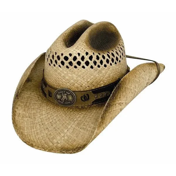 Bullhide Shut Up And Ride - Straw Cowboy Hat