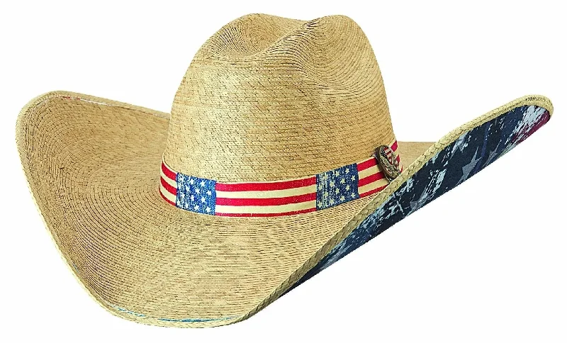 Bullhide Truly American - Mexican Palm Straw Cowboy Hat