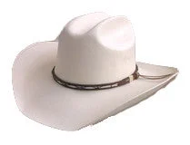 Canvas Straw Cattlemen Cowboy Hat