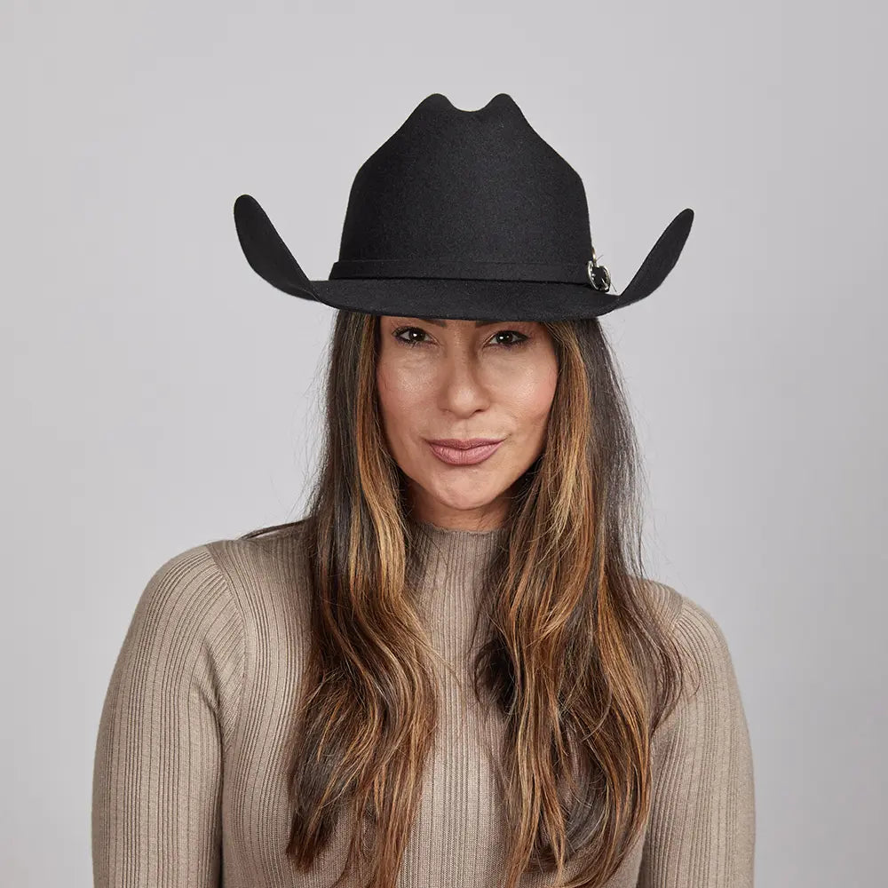 Cattleman | Womens Felt Cowgirl Hat with Western Hat Band