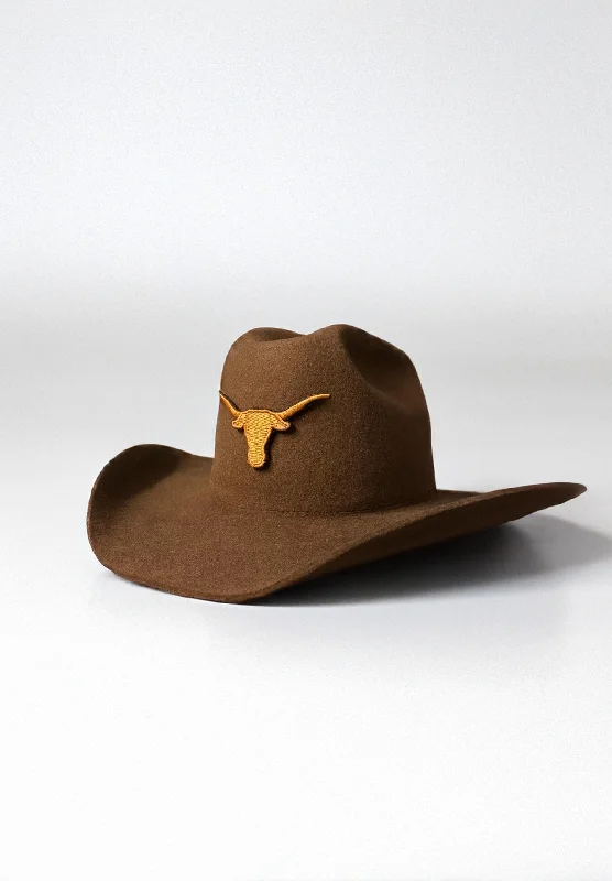 Cowboy Hat / Brown Longhorn