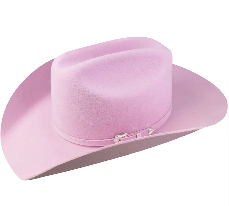 PETAL PINK  FELT COWBOY HAT