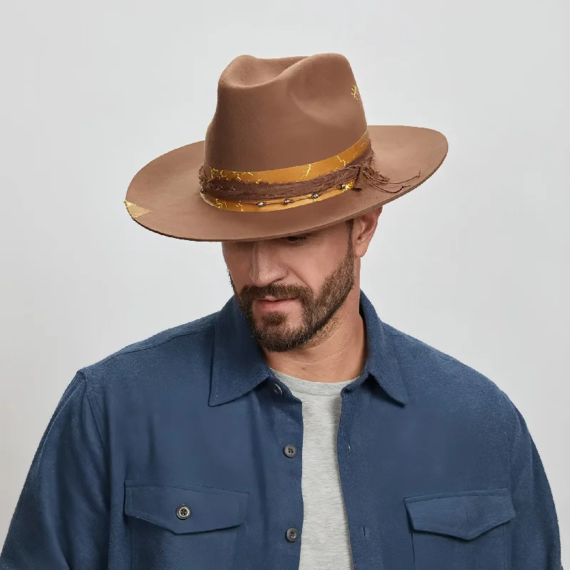 Ralston Cowboy Felt Hat Brown