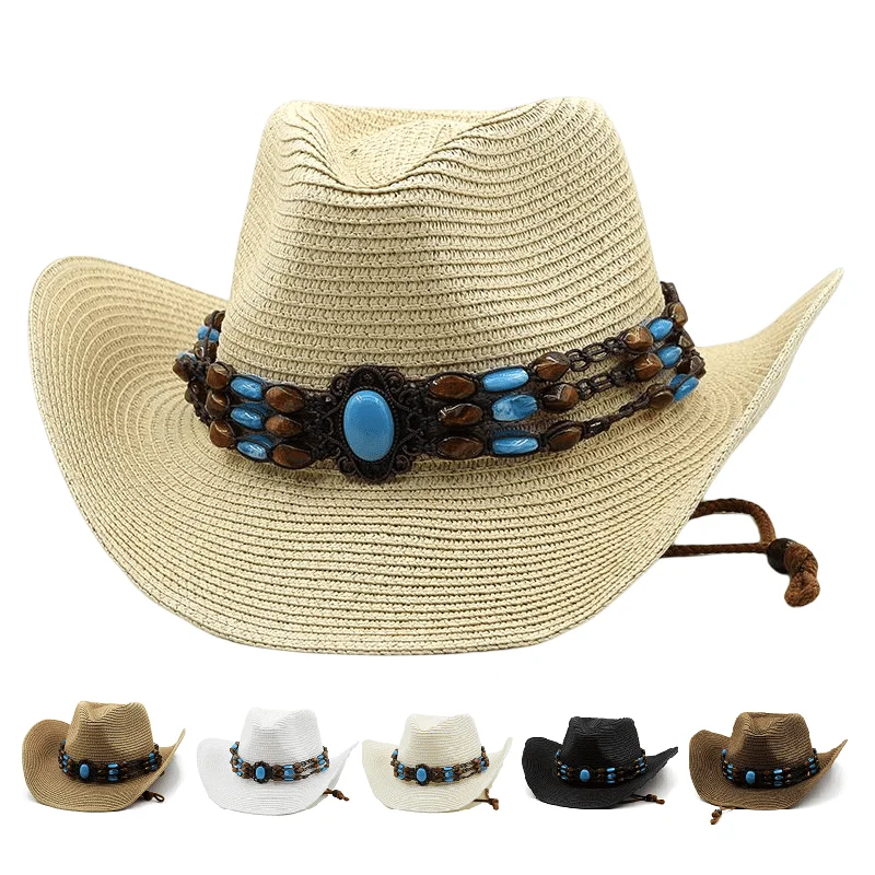 Sea Pearl Straw Cowboy Hat