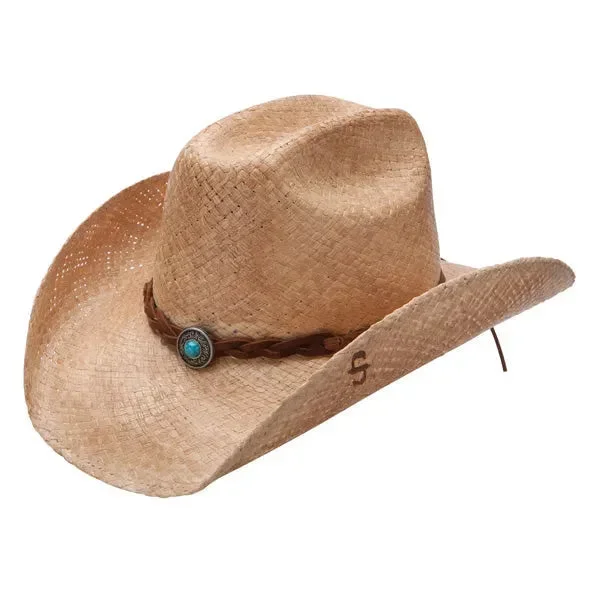 Stetson Flatrock - Shapeable Straw Cowboy Hat