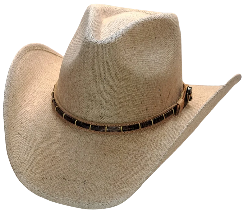 WINSTON Austin Jute Straw Cowboy Hat with Pinchfront Crown